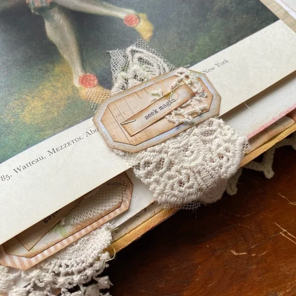 Vibrant Bird-Themed Travel Journal Mixed Media Art Junk Journal - Picture 14 of 17